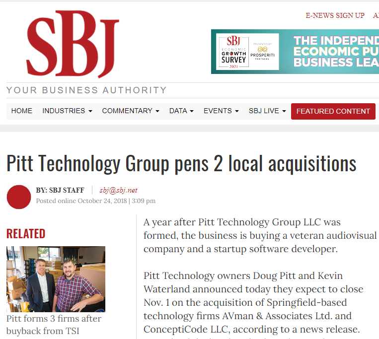 SBJ acquisition article